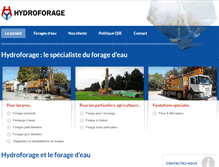 Tablet Screenshot of hydroforage.com